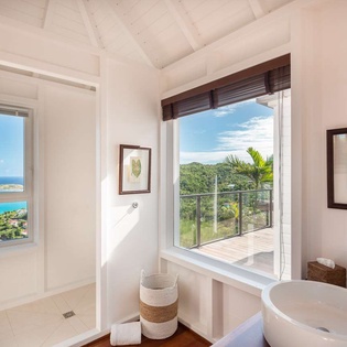 Bathroom at WV ECL, Camaruche, St. Barthelemy