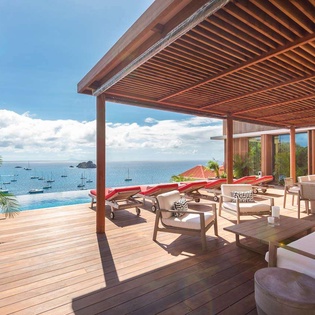 Deck at WV BCA, Corossol, St. Barthelemy