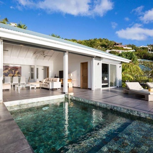 Villa Pool at WV AUS, Pointe Milou, St. Barthelemy