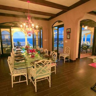 Dining Room at AXA AMA, Shoal Bay East, Anguilla