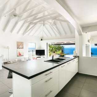 Kitchen at WV GGL, Gouverneur, St. Barthelemy