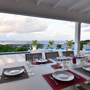 Terrace at WV ACR, Vitet, St. Barthelemy