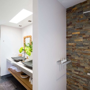 Bathroom at WV CLM, Vitet, St. Barthelemy