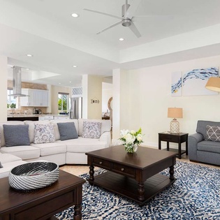 Living Room at TC SUG, Leeward, Turks & Caicos