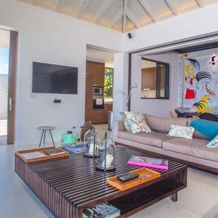 Living Room at WV LOV1, Pointe Milou, St. Barthelemy