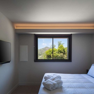 Bedroom at WV FEL, Lorient, St. Barthelemy