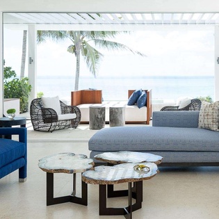 Living Room at TC LDV, Long Bay Beach, Turks & Caicos
