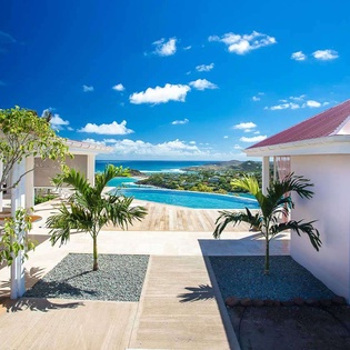 Villa Pool at WV NOC, Mont Jean, St. Barthelemy
