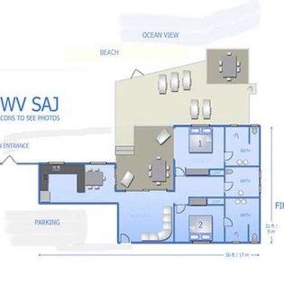 Floorplan of WV SAJ, Lorient Beach, St. Barthelemy