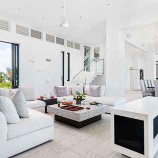 Living Room at TC SDB, Turtle Tail, Turks & Caicos