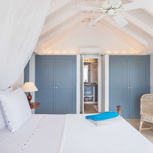 Bedroom at WV MBA, Pointe Milou, St. Barthelemy