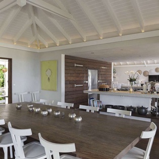 Dining Room at WV BIB, Vitet, St. Barthelemy