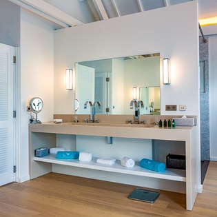 Bathroom at WV BLE, Grand Cul de Sac, St. Barthelemy