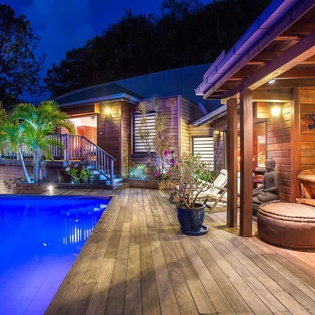 Villa Pool at WV EKA, Camaruche, St. Barthelemy