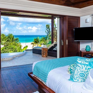 Bedroom at AXA NEV, Long Bay, Anguilla