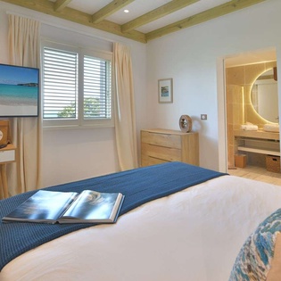 Bedroom at WV ALW, Colombier, St. Barthelemy
