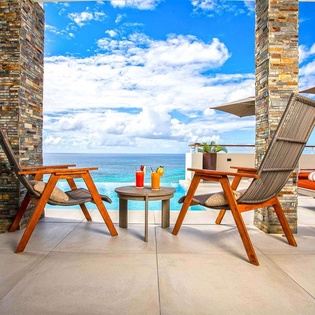 Sitting Room at PIE BLV, Pelican Key, St. Martin