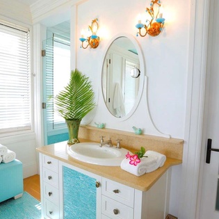 Bathroom at AXA SAN, Long Bay, Anguilla