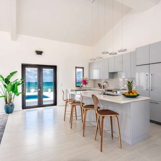 Kitchen at AXA PBA, Blowing Point, Anguilla
