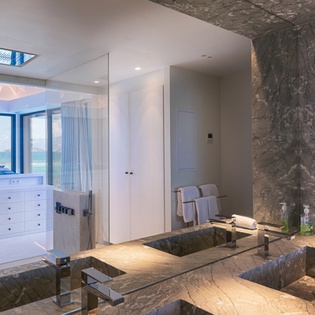 Bathroom at WV CTL, Lorient Beach, St. Barthelemy