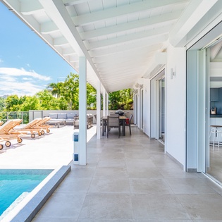 Villa Pool at WV VOB, St. Jean, St. Barthelemy