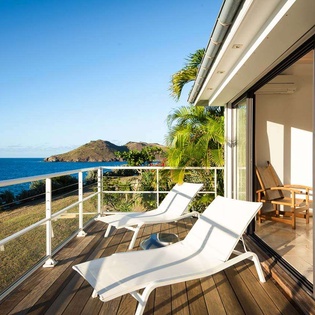 Deck at WV TCK, Flamands Beach, St. Barthelemy