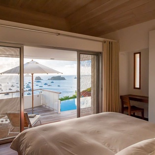 Bedroom at WV LAM, Gustavia, St. Barthelemy