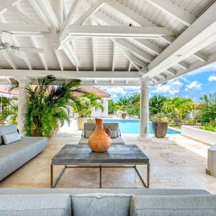 Terrace at PIE LAN, Hillside/Terres Basses, St. Martin