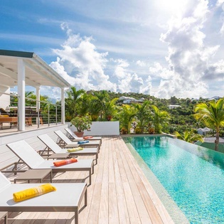 Villa Pool at WV LLA, St. Jean, St. Barthelemy