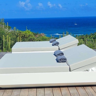 Deck at WV CRK, Petit Cul de Sac, St. Barthelemy