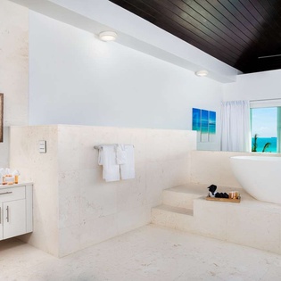 Bathroom at TC SAR, Ocean Pt/Taylors, Turks & Caicos