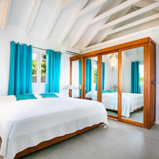 Bedroom at WV TAN, Colombier, St. Barthelemy