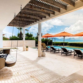 Terrace at AXA CHM, Blowing Point, Anguilla