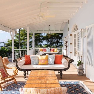 Veranda at WV PBO, Colombier, St. Barthelemy