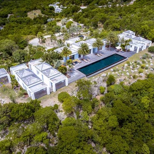 Aerial photo of WV ECO, Gouverneur, St. Barthelemy