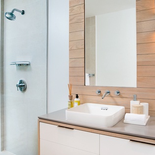Bathroom at TC BEB5, Babalua Beach, Turks & Caicos