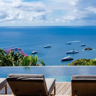 Deck at WV VLC, Lurin, St. Barthelemy