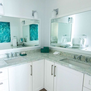 Bathroom at TC MSW, Ocean Pt/Taylors, Turks & Caicos