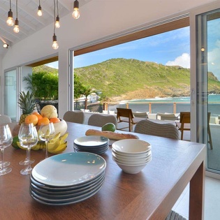Dining Room at WV ABR, Anse des Cayes, St. Barthelemy