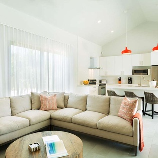 Living Room at TC TRA, Grace Bay Turtle Cove, Turks & Caicos