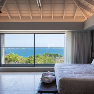 Bedroom at WV FEL, Lorient, St. Barthelemy