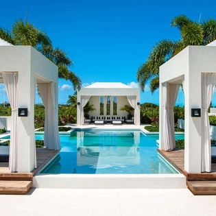 Villa Pool at TC TRI, Long Bay Beach, Turks & Caicos
