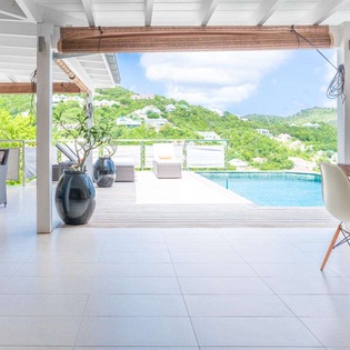 Terrace at WV MBL, St. Jean, St. Barthelemy