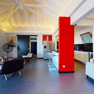 Living Room at WV ITA, Lorient, St. Barthelemy