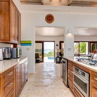 Kitchen at AXA WAV, Shoal Bay East, Anguilla