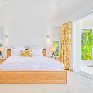 Bedroom at WV ANK, Colombier, St. Barthelemy