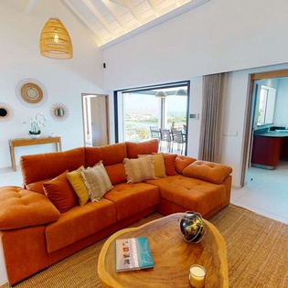 Living Room at WV FAS, St. Jean, St. Barthelemy