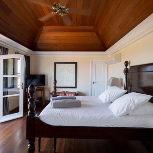 Bedroom at WV PAS, Lurin, St. Barthelemy