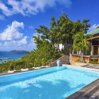 Villa Pool at WV EKA, Camaruche, St. Barthelemy