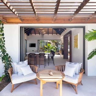Terrace at WV LER, Colombier, St. Barthelemy
